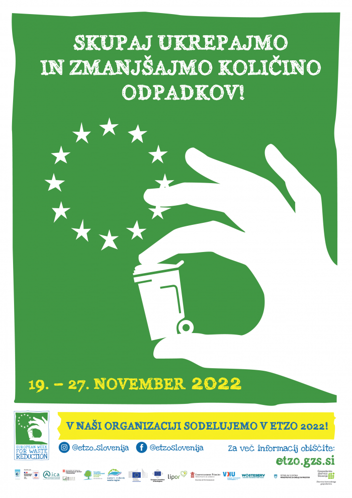 LETOŠNJI EVROPSKI TEDEN ZMANJŠEVANJA ODPADKOV  JE POSVEČEN TEKSTILU