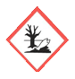 Nevarno za okolje – z znakom so opremljeni izdelki, ki vsebujejo kemikalije, ki ogrožajo žive organizme v vodi in na kopnem.