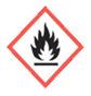 Vnetljivo – znak opozarja, da izdelek vsebuje kemikalije, ki se, če so blizu toplotnega vira ali določene snovi, hitro vnamejo, oziroma kemikalije, ki v stiku z vodo ali drugo kemikalijo sproščajo pline.